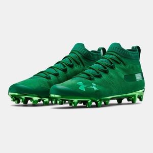 Under Armour Spotlight Suede MC Green Size 9